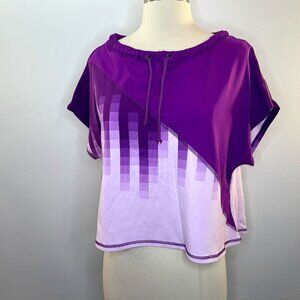 x by Gottex Women's Murrbury Ombre Activewear Nylon Top - NWT